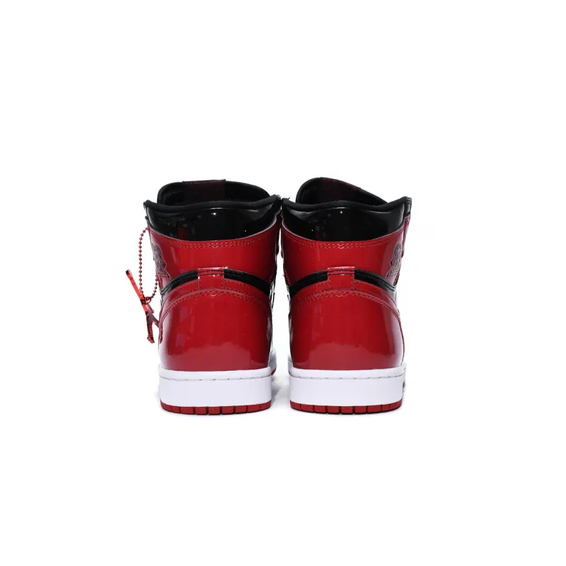 LJR Air Jordan 1 High OG Bred Patent 555088-063