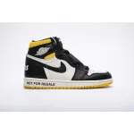 LJR Air Jordan 1 Retro High "Not for Resale" Varsity Maize 861428-107