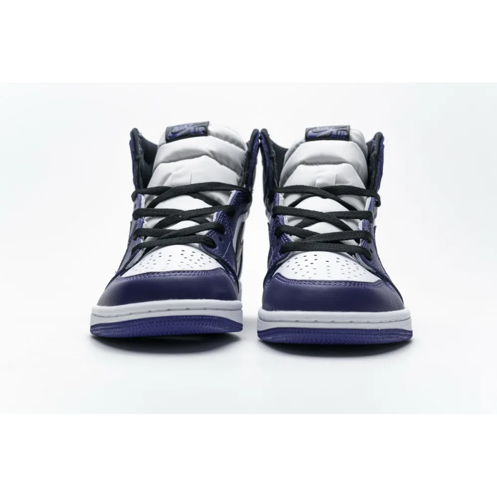 LJR Air Jordan 1 Retro High Court Purple White 555088-500