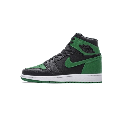 LJR Air Jordan 1 Retro High Pine Green Black 555088-030 01
