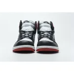 LJR Air Jordan 1 Retro High Satin Black Toe (W) CD0461-016