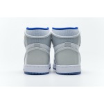LJR Air Jordan 1 Retro High Zoom White Racer Blue CK6637-104