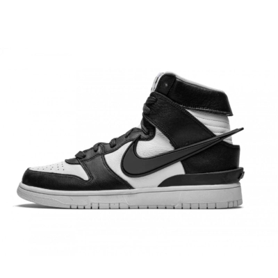 LJR Nike Dunk High Ambush Black White CU7544-001 01