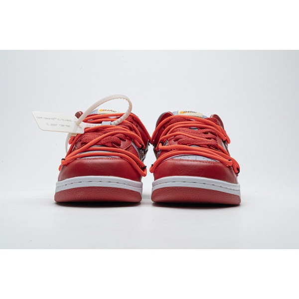 LJR Nike Dunk Low Off-White University Red CT0856-600