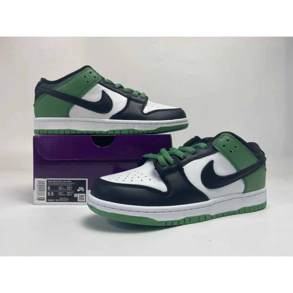 LJR Nike Dunk SB Low Pro Classic Green BQ6817-302