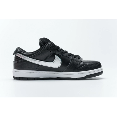 LJR Nike SB Dunk x Diamond Supply Co. Low Black BV1310-001 02