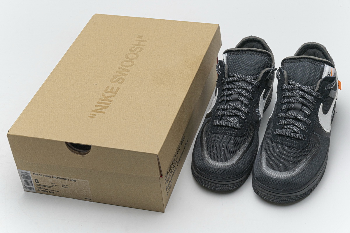 Nike Air Force 1 Low Off-White Black White AO4606-001