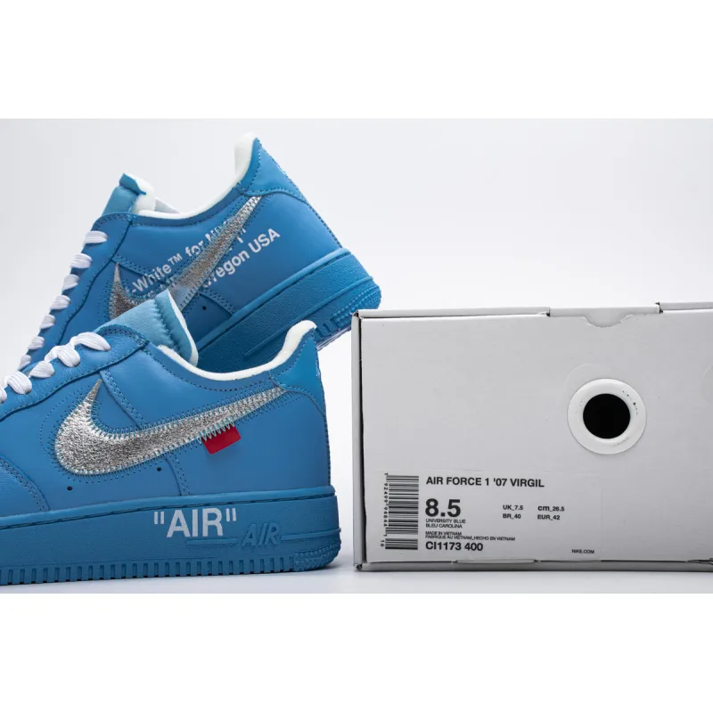 Nike Air Force 1 Low Off-White MCA University Blue CI1173-400