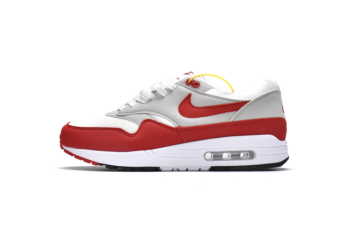Nike Air Max 1 OG Anniversary Grey White Red 908375-103