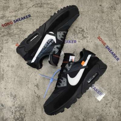 Nike Air Max 90 OFF-WHITE Black AA7293-001 02