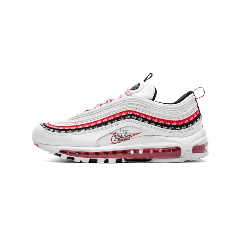 Nike Air Max 97 Sketch Logo White Black Red CK9397-100