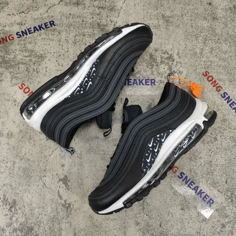 Nike Air Max 97 Swoosh Air Logos Black White AR7621-001