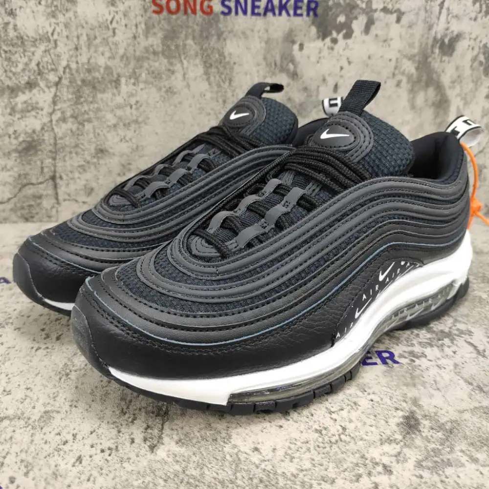 Nike Air Max 97 Swoosh Air Logos Black White AR7621-001