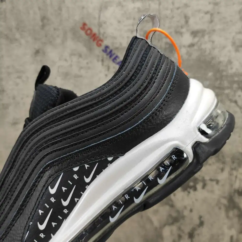 Nike Air Max 97 Swoosh Air Logos Black White AR7621-001