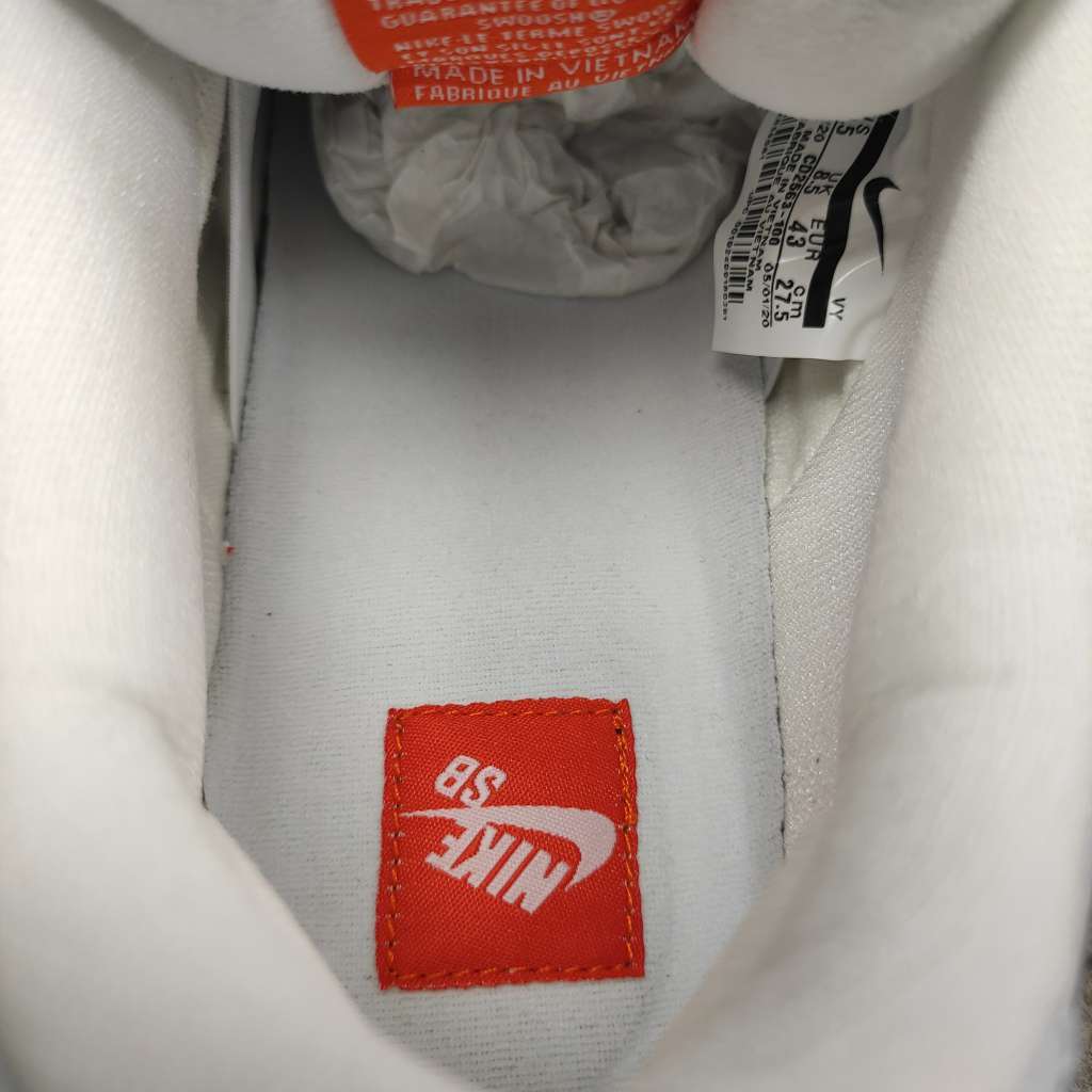 Nike SB Dunk Low Orange Label White CD2563-100