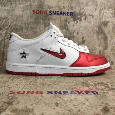 Nike SB Dunk Low Supreme Jewel Swoosh Red CK3480-600 02