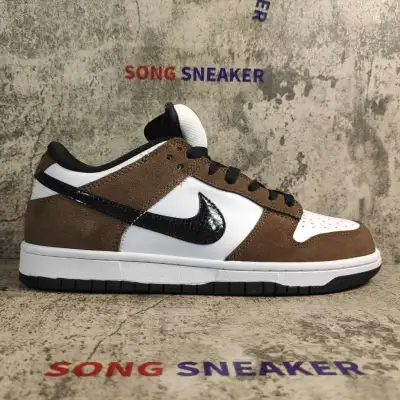 Nike SB Dunk Low White Black Trail End Brown 304292-102 02