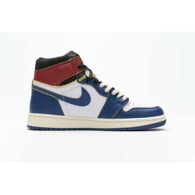 Og Tony Air Jordan 1 Retro High Union Los Angeles Blue Toe BV1300-146 02