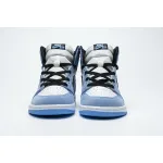  Air Jordan 1 Retro High White University Blue Black 555088-134