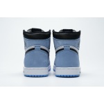  Air Jordan 1 Retro High White University Blue Black 555088-134