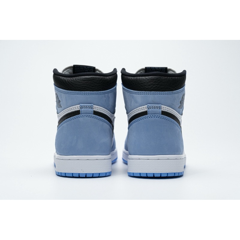  Air Jordan 1 Retro High White University Blue Black 555088-134