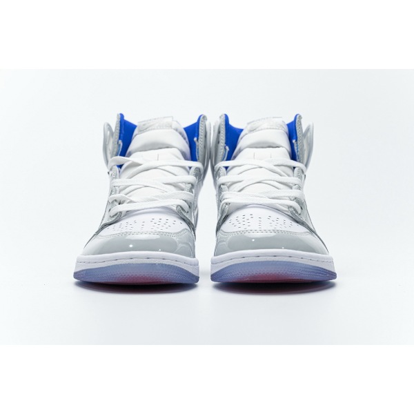 Og Tony Air Jordan 1 Retro High Zoom White Racer Blue CK6637-104