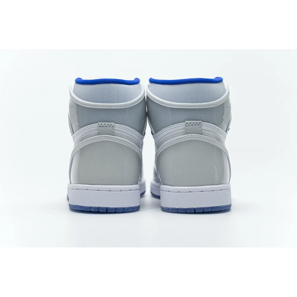 Og Tony Air Jordan 1 Retro High Zoom White Racer Blue CK6637-104