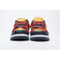 Og Tony Nike Dunk Low Off-White University Gold Midnight Navy CT0856-700