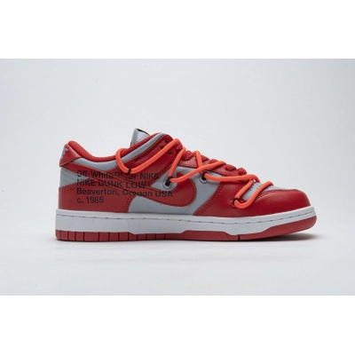 Og Tony Nike Dunk Low Off-White University Red CT0856-600 02