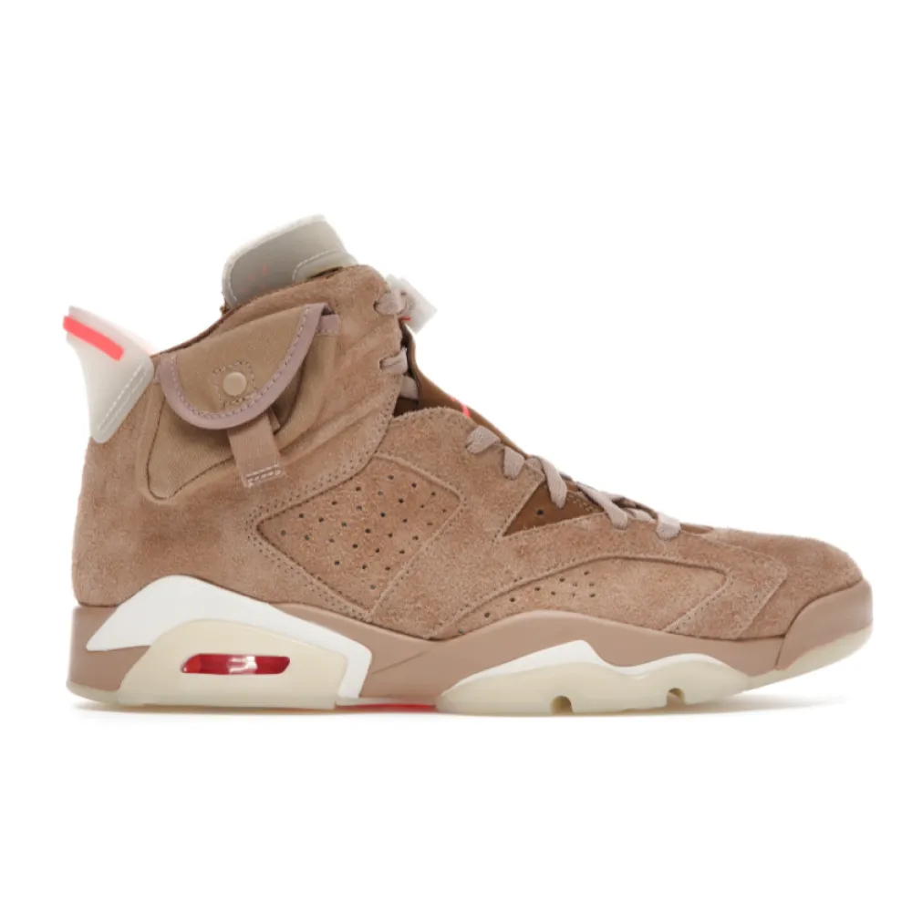 Travis Scott x Stockx Air Jordan 6 British Khaki DH0690-200