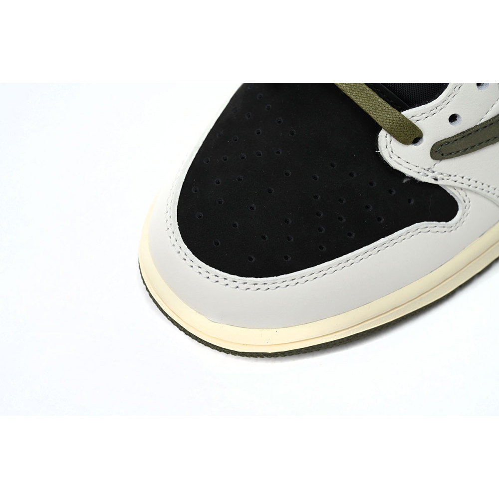 (Limited Offer) Jordan 1 Retro Low OG SP Travis Scott Olive  DZ4137-106
