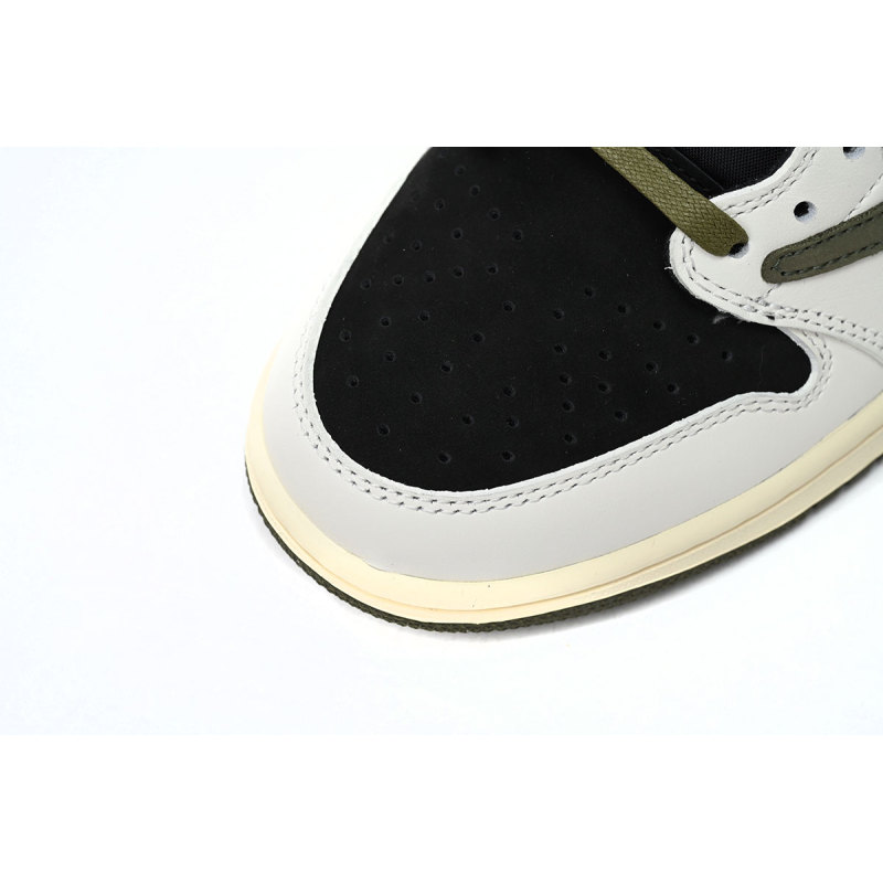 (Limited Offer) Jordan 1 Retro Low OG SP Travis Scott Olive  DZ4137-106