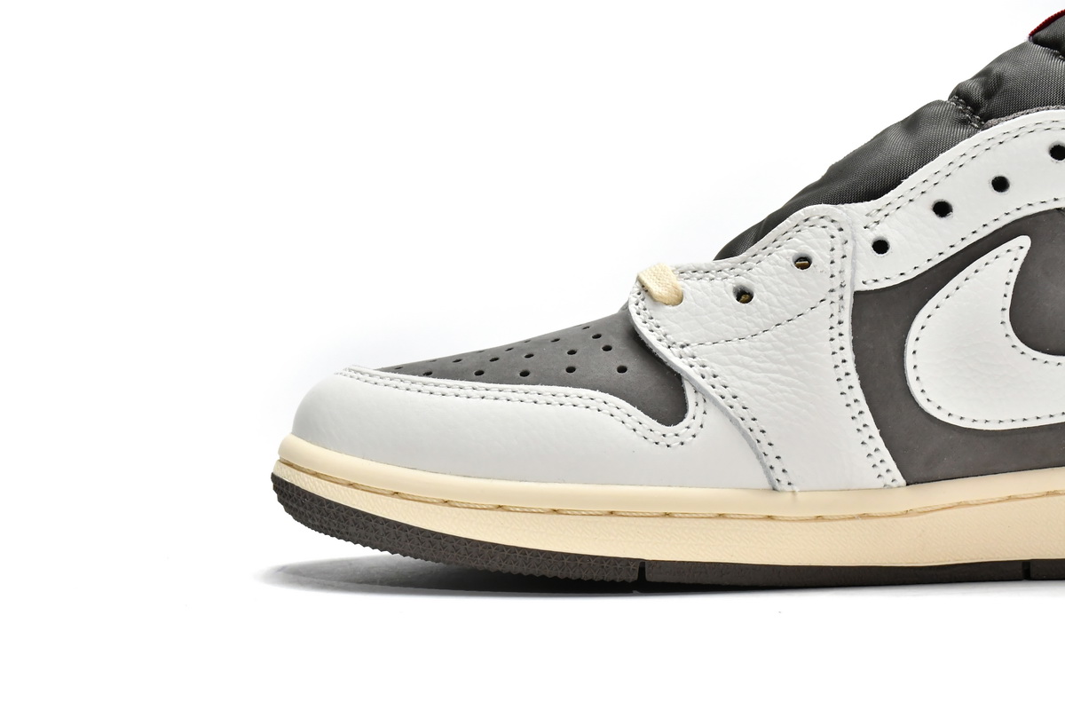 (Limited Offer) Travis Scott x Air Jordan 1 Low White Brown Barb DM7866-162