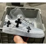 Custom Nike Air Force 1 The Cross Blue Tie-dye