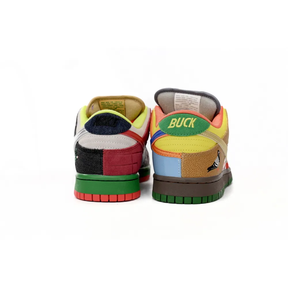 Nike Dunk Low "What the Dunk" Colorful Pigeon 318403-141