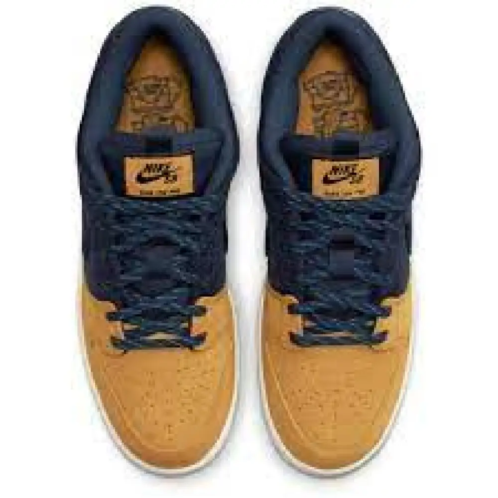 Nike SB Dunk Low Desert Ochre and Midnight Navy DX6775-400