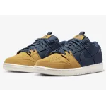 Nike SB Dunk Low Desert Ochre and Midnight Navy DX6775-400