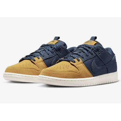 Nike SB Dunk Low Desert Ochre and Midnight Navy DX6775-400 01
