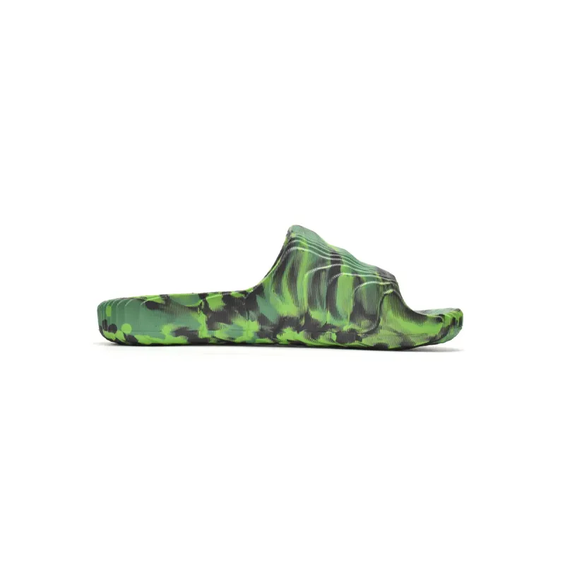 adidas originals Adilette 22 Slides Black Green HP6524