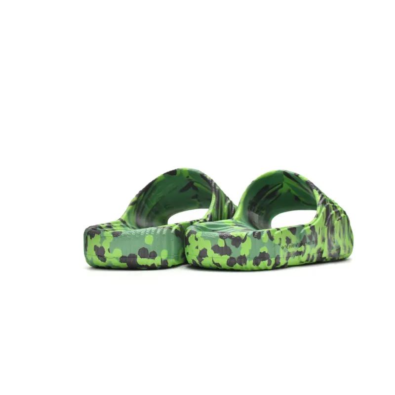 adidas originals Adilette 22 Slides Black Green HP6524