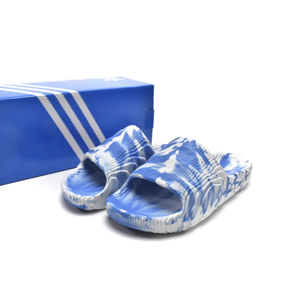 adidas originals Adilette 22 Slides Blue White HP6528