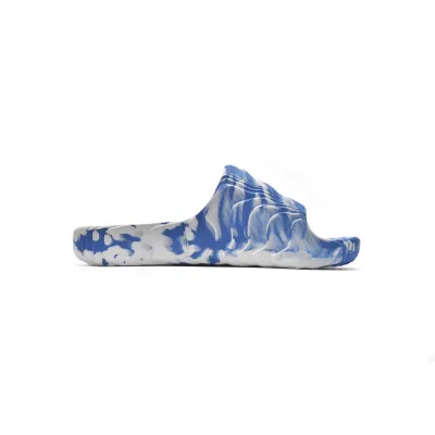 adidas originals Adilette 22 Slides Blue White HP6528 02