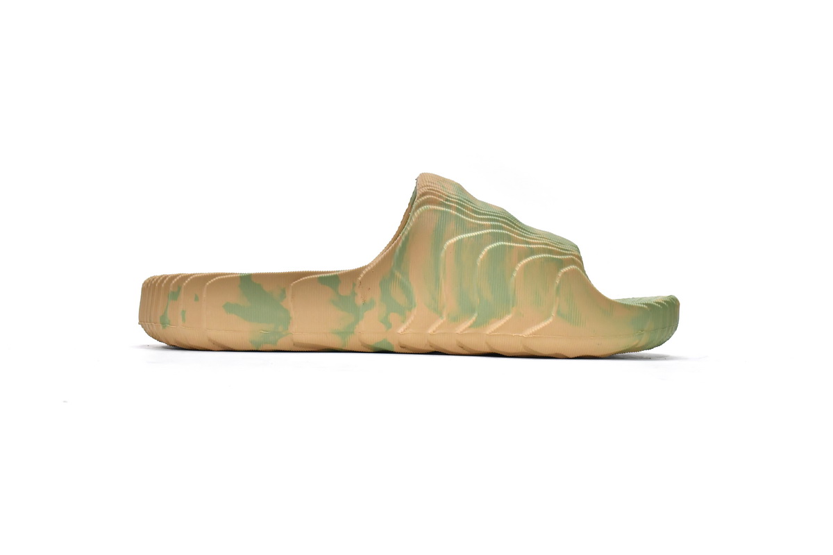 adidas originals Adilette 22 Slides Magic Lime Desert Sand GY1597