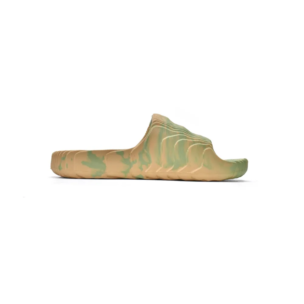 adidas originals Adilette 22 Slides Magic Lime Desert Sand GY1597