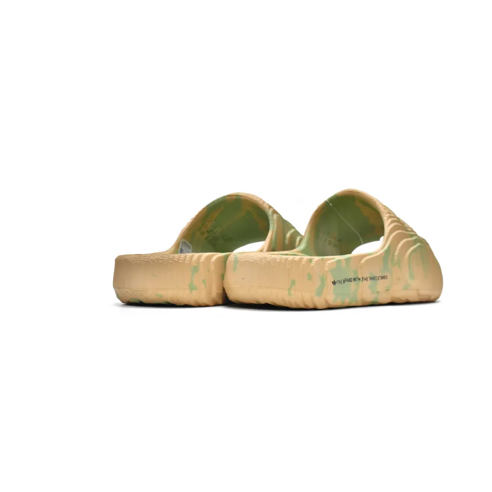 adidas originals Adilette 22 Slides Magic Lime Desert Sand GY1597