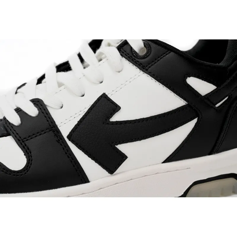 OFF-WHITE Out Of Office OOO Low Tops White Black White OMIA189 C99LEA00 11004