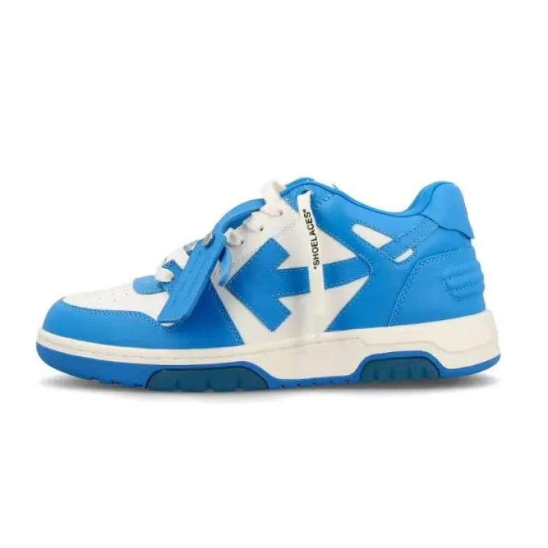 OFF-WHITE Out Of Office OOO Low Tops White Blue (FW22) OMIA189 C99LEA00 14501
