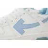 OFF-WHITE Out Of Office OOO 30 MM Low Tops White Light Blue OMIA189 C99LEA00 10145
