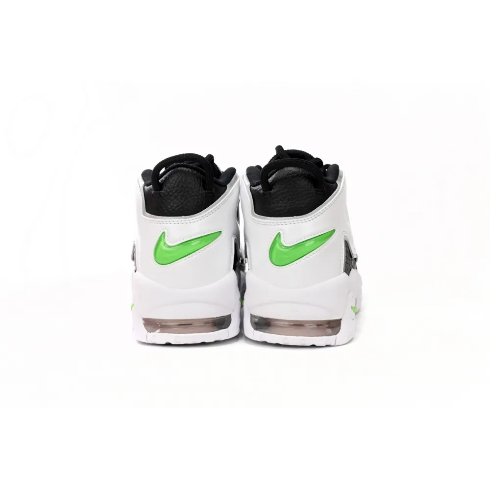 Nike Air More Uptempo Black And White Green Tick DN8008-001