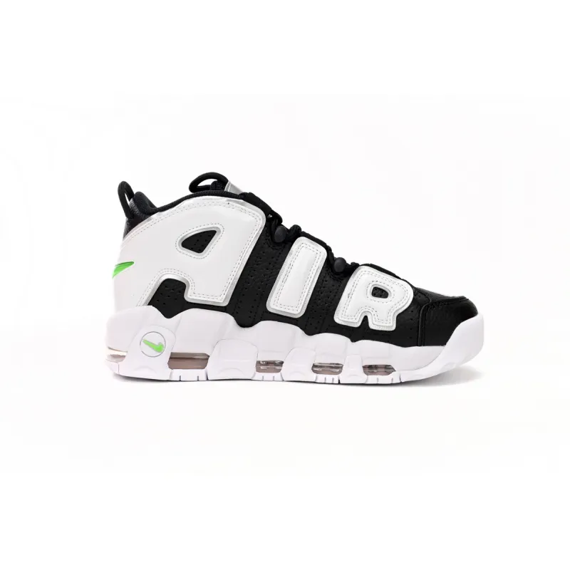 Nike Air More Uptempo Black And White Green Tick DN8008-001